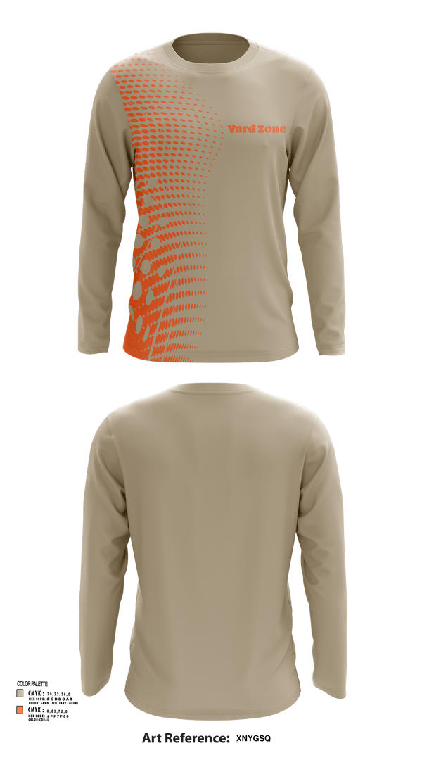 Long Sleeve Performance Shirt, Yard Zone, , Teamtime, Team time, sublimation, custom sports apparel, team uniforms, spirit wear, spiritwear, sports uniforms, custom shirts, team store, custom team store, fundraiser sports, apparel fundraiser
