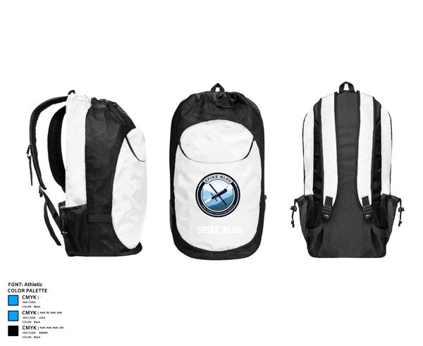 Gear Bag, SPIKE NLOS, , Teamtime, Team time, sublimation, custom sports apparel, team uniforms, spirit wear, spiritwear, sports uniforms, custom shirts, team store, custom team store, fundraiser sports, apparel fundraiser