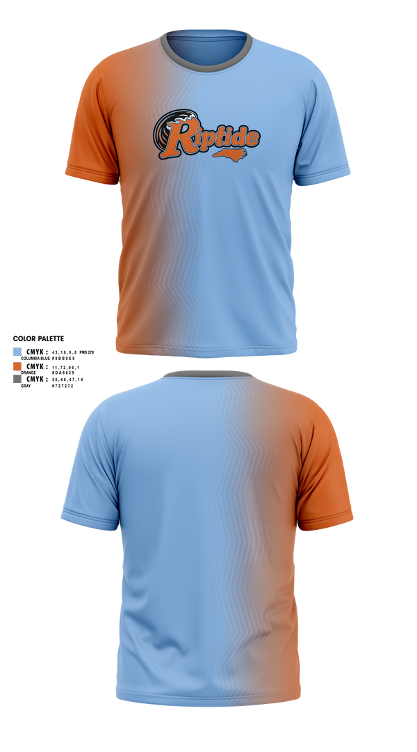 Short Sleeve Performance Shirt, Carolina Riptide, Baseball, Teamtime, Team time, sublimation, custom sports apparel, team uniforms, spirit wear, spiritwear, sports uniforms, custom shirts, team store, custom team store, fundraiser sports, apparel fundraiser