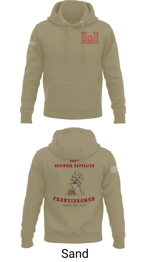 Hoodie, 206th EN BN, , Teamtime, Team time, sublimation, custom sports apparel, team uniforms, spirit wear, spiritwear, sports uniforms, custom shirts, team store, custom team store, fundraiser sports, apparel fundraiser