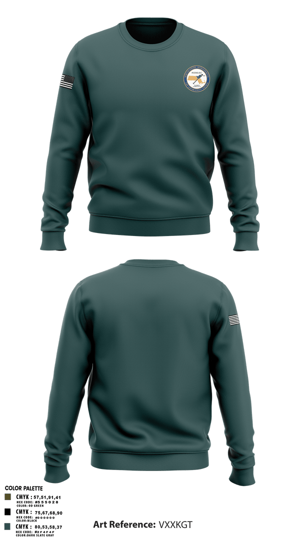 Crew Neck Sweatshirt, NEMLEC, , Teamtime, Team time, sublimation, custom sports apparel, team uniforms, spirit wear, spiritwear, sports uniforms, custom shirts, team store, custom team store, fundraiser sports, apparel fundraiser