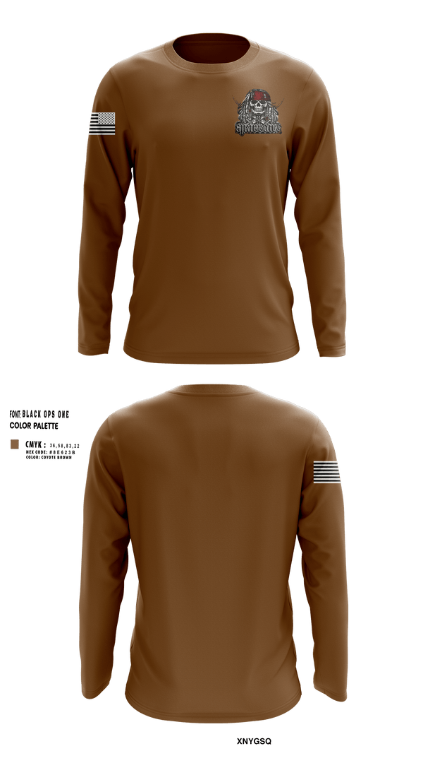 Long Sleeve Performance Shirt, 809tH MRBC 1st PLT 2nd SEC Sparrows, , Teamtime, Team time, sublimation, custom sports apparel, team uniforms, spirit wear, spiritwear, sports uniforms, custom shirts, team store, custom team store, fundraiser sports, apparel fundraiser