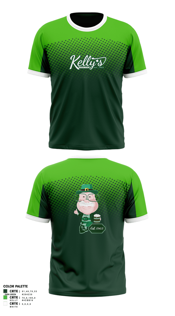 Short Sleeve Performance Shirt, Kelly’s Irish Pub, , Teamtime, Team time, sublimation, custom sports apparel, team uniforms, spirit wear, spiritwear, sports uniforms, custom shirts, team store, custom team store, fundraiser sports, apparel fundraiser