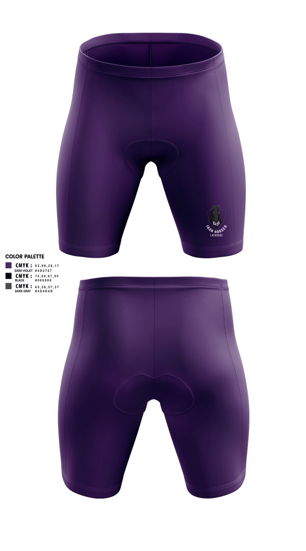 Mens Compression Shorts, Iron Horses, Men's Lacrosse, Teamtime, Team time, sublimation, custom sports apparel, team uniforms, spirit wear, spiritwear, sports uniforms, custom shirts, team store, custom team store, fundraiser sports, apparel fundraiser