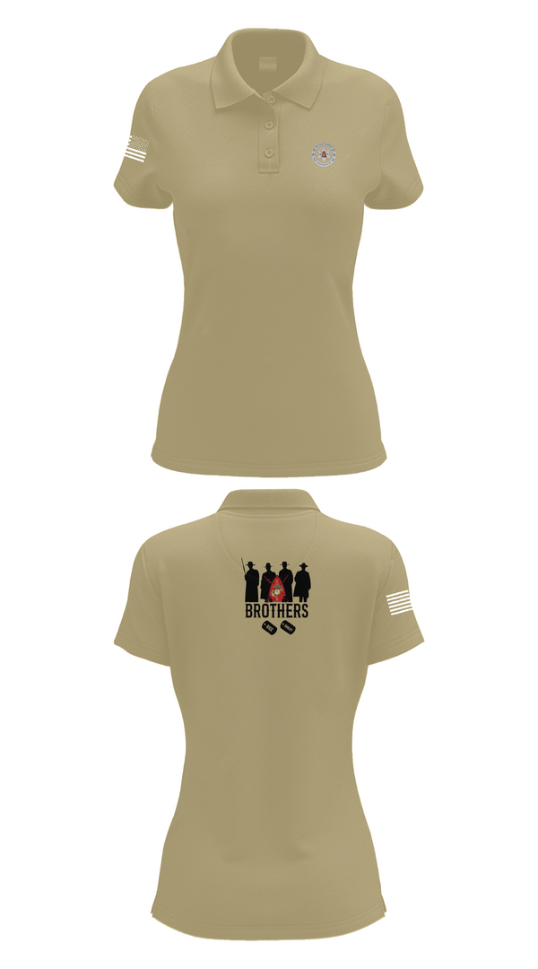 Womens Short Sleeve Performance Polo, Wpns 1/8 Mortars, , Teamtime, Team time, sublimation, custom sports apparel, team uniforms, spirit wear, spiritwear, sports uniforms, custom shirts, team store, custom team store, fundraiser sports, apparel fundraiser