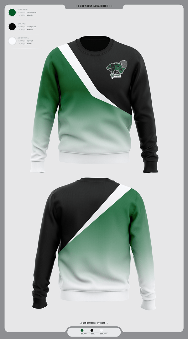 Crew Neck Sweatshirt, Palo Verde Panthers, Tennis, Teamtime, Team time, sublimation, custom sports apparel, team uniforms, spirit wear, spiritwear, sports uniforms, custom shirts, team store, custom team store, fundraiser sports, apparel fundraiser