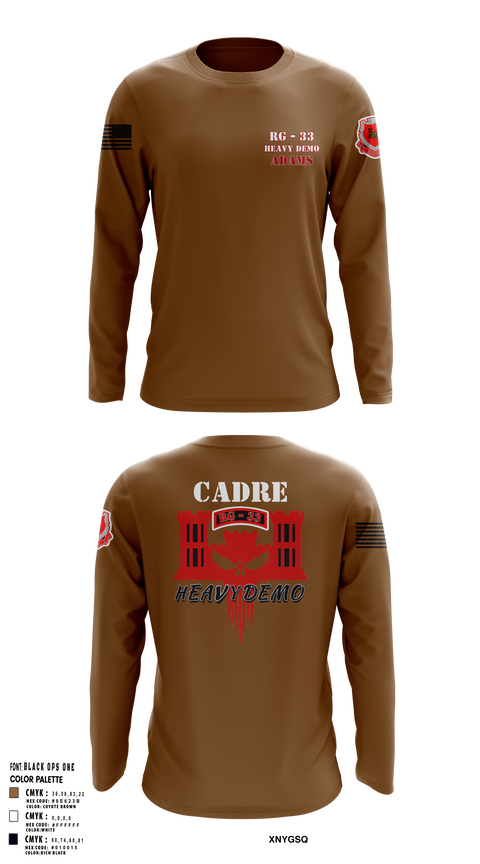 Long Sleeve Performance Shirt, CESD Bravo 35th Engineer Battalion, , Teamtime, Team time, sublimation, custom sports apparel, team uniforms, spirit wear, spiritwear, sports uniforms, custom shirts, team store, custom team store, fundraiser sports, apparel fundraiser