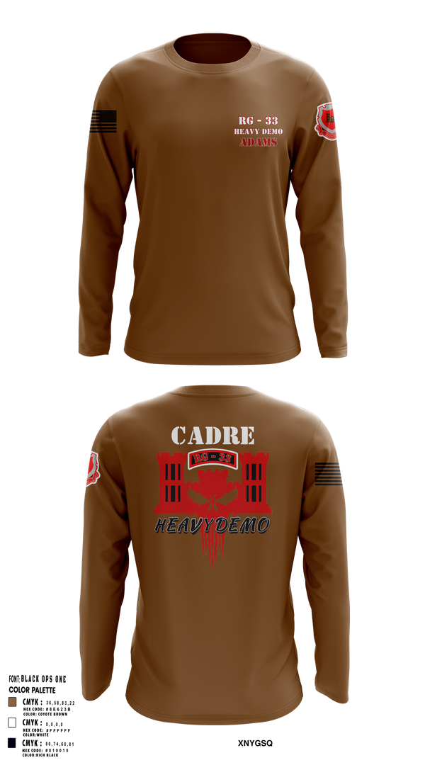 Long Sleeve Performance Shirt, CESD Bravo 35th Engineer Battalion, , Teamtime, Team time, sublimation, custom sports apparel, team uniforms, spirit wear, spiritwear, sports uniforms, custom shirts, team store, custom team store, fundraiser sports, apparel fundraiser