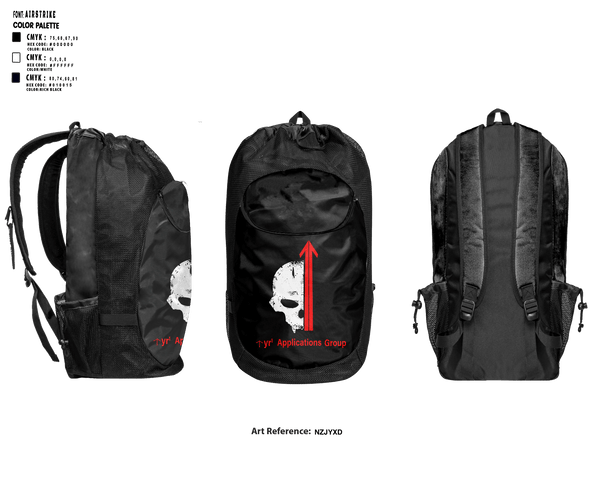 Gear Bag, Tyr1 Applications Group (T.A.G.), , Teamtime, Team time, sublimation, custom sports apparel, team uniforms, spirit wear, spiritwear, sports uniforms, custom shirts, team store, custom team store, fundraiser sports, apparel fundraiser