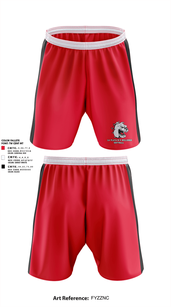Athletic Shorts With Pockets, La Plata R-2 Bulldogs Softball, Softball, Teamtime, Team time, sublimation, custom sports apparel, team uniforms, spirit wear, spiritwear, sports uniforms, custom shirts, team store, custom team store, fundraiser sports, apparel fundraiser