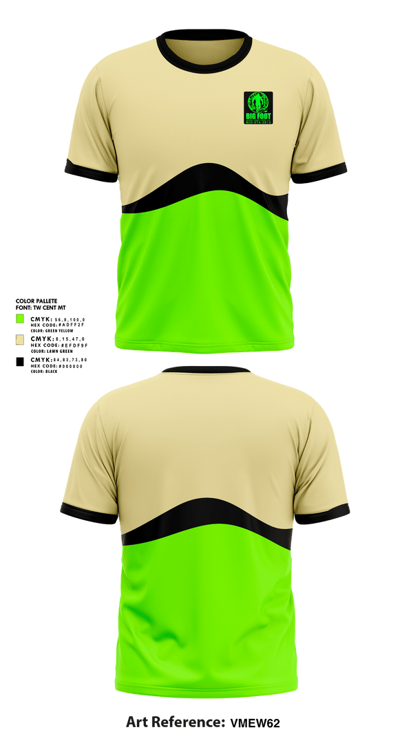 Short Sleeve Performance Shirt, Bigfoot Wines Lawn Care LLC, , Teamtime, Team time, sublimation, custom sports apparel, team uniforms, spirit wear, spiritwear, sports uniforms, custom shirts, team store, custom team store, fundraiser sports, apparel fundraiser