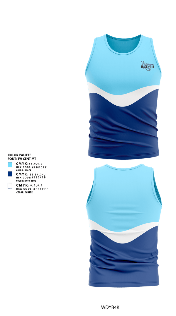 Tank Top, Southwest Edgecombe Cougars, Track & Field, Teamtime, Team time, sublimation, custom sports apparel, team uniforms, spirit wear, spiritwear, sports uniforms, custom shirts, team store, custom team store, fundraiser sports, apparel fundraiser