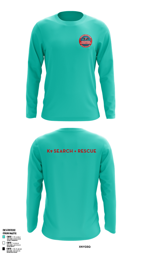 Long Sleeve Performance Shirt, Mountain Canine Corps, , Teamtime, Team time, sublimation, custom sports apparel, team uniforms, spirit wear, spiritwear, sports uniforms, custom shirts, team store, custom team store, fundraiser sports, apparel fundraiser