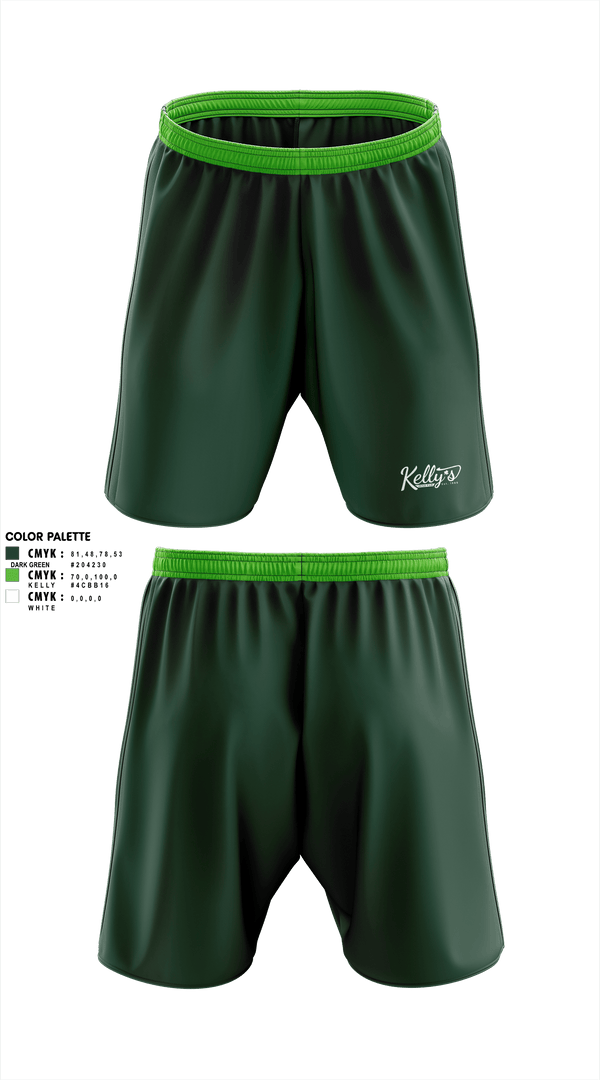 Athletic Shorts With Pockets, Kelly’s Irish Pub, , Teamtime, Team time, sublimation, custom sports apparel, team uniforms, spirit wear, spiritwear, sports uniforms, custom shirts, team store, custom team store, fundraiser sports, apparel fundraiser