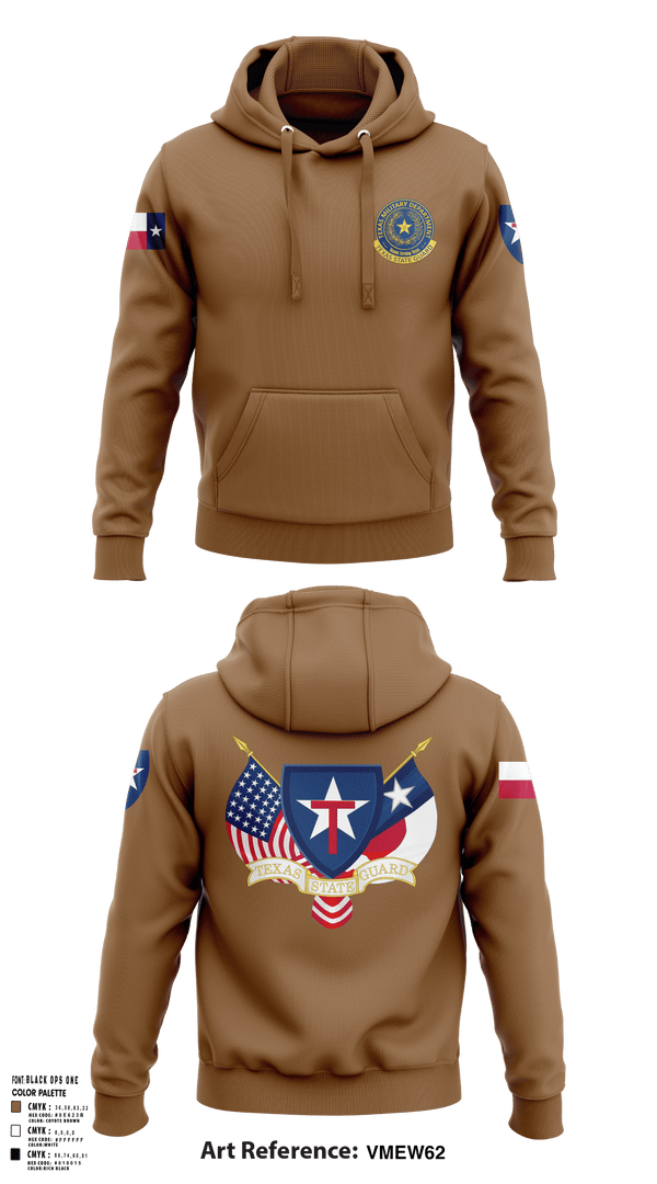 Hoodie, 2BN, 3BDE TXSG, , Teamtime, Team time, sublimation, custom sports apparel, team uniforms, spirit wear, spiritwear, sports uniforms, custom shirts, team store, custom team store, fundraiser sports, apparel fundraiser