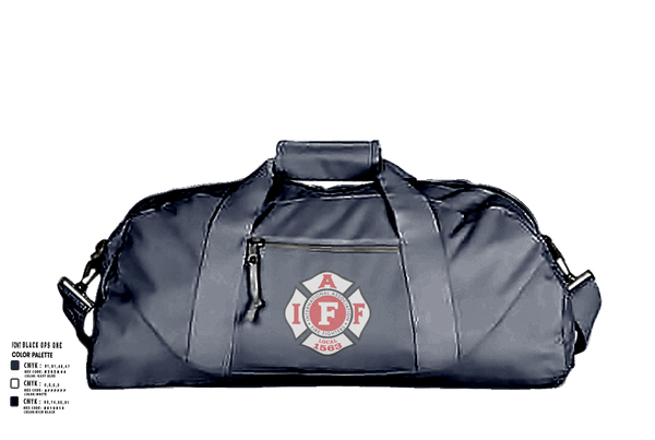 Duffle Bag, Glen Burnie, Fire Department, Teamtime, Team time, sublimation, custom sports apparel, team uniforms, spirit wear, spiritwear, sports uniforms, custom shirts, team store, custom team store, fundraiser sports, apparel fundraiser