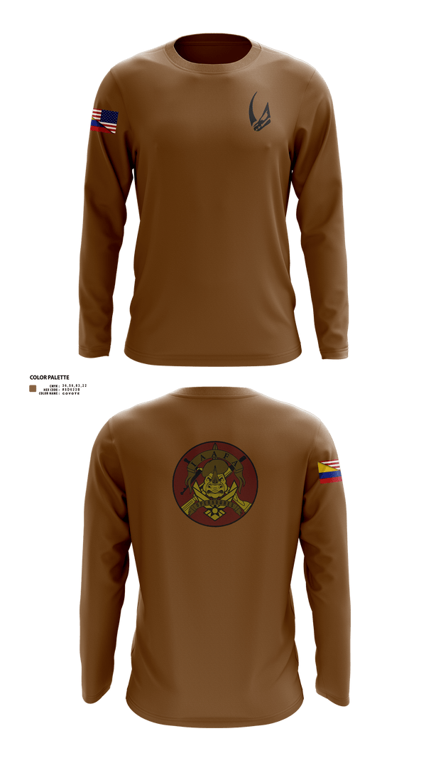 Long Sleeve Performance Shirt, 837 TRS Rhinos, Air Force, Teamtime, Team time, sublimation, custom sports apparel, team uniforms, spirit wear, spiritwear, sports uniforms, custom shirts, team store, custom team store, fundraiser sports, apparel fundraiser