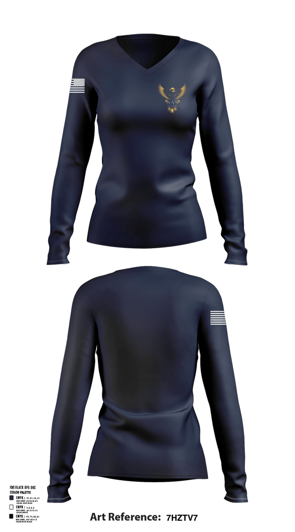 Womens Long Sleeve Vneck Shirt, S.A.S.Security, , Teamtime, Team time, sublimation, custom sports apparel, team uniforms, spirit wear, spiritwear, sports uniforms, custom shirts, team store, custom team store, fundraiser sports, apparel fundraiser