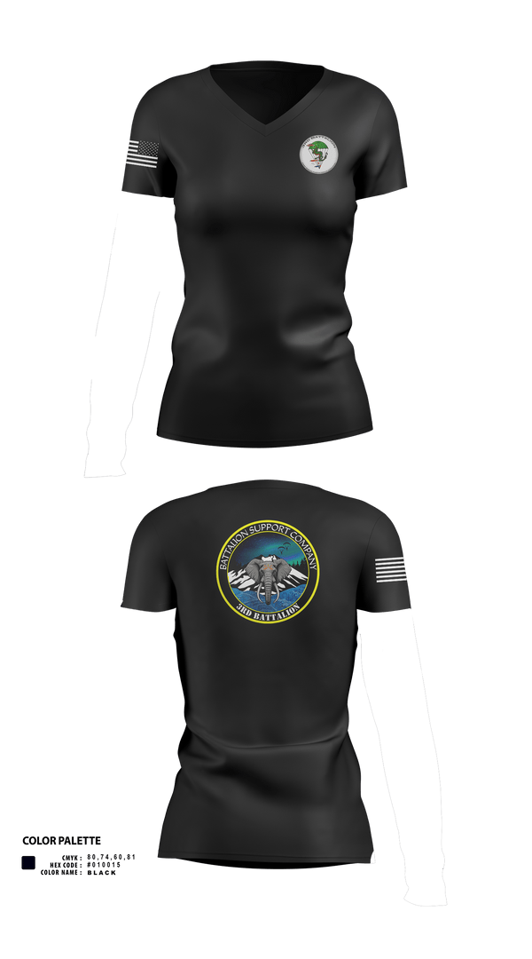 Womens Short Sleeve Vneck Shirt, , Army, Teamtime, Team time, sublimation, custom sports apparel, team uniforms, spirit wear, spiritwear, sports uniforms, custom shirts, team store, custom team store, fundraiser sports, apparel fundraiser