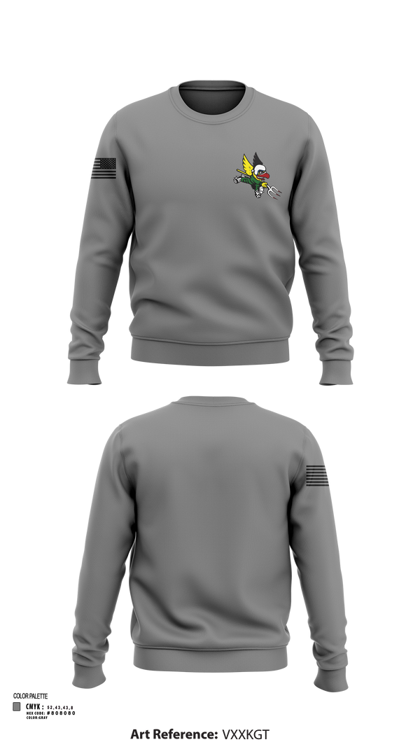 Crew Neck Sweatshirt, 124th ATKS, , Teamtime, Team time, sublimation, custom sports apparel, team uniforms, spirit wear, spiritwear, sports uniforms, custom shirts, team store, custom team store, fundraiser sports, apparel fundraiser