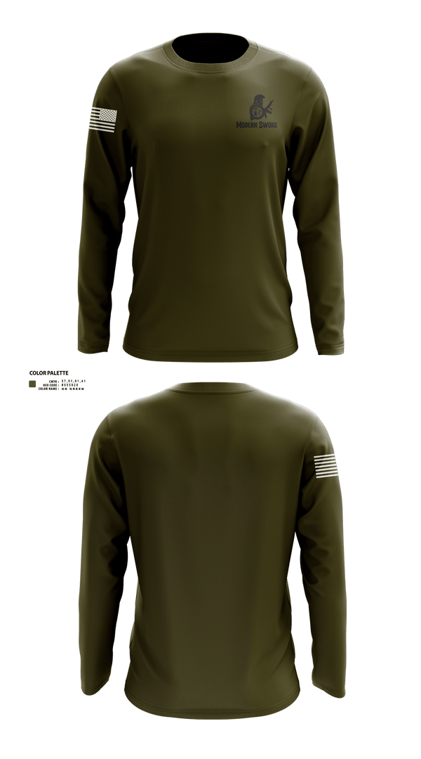 Long Sleeve Performance Shirt, Modern Sword, , Teamtime, Team time, sublimation, custom sports apparel, team uniforms, spirit wear, spiritwear, sports uniforms, custom shirts, team store, custom team store, fundraiser sports, apparel fundraiser