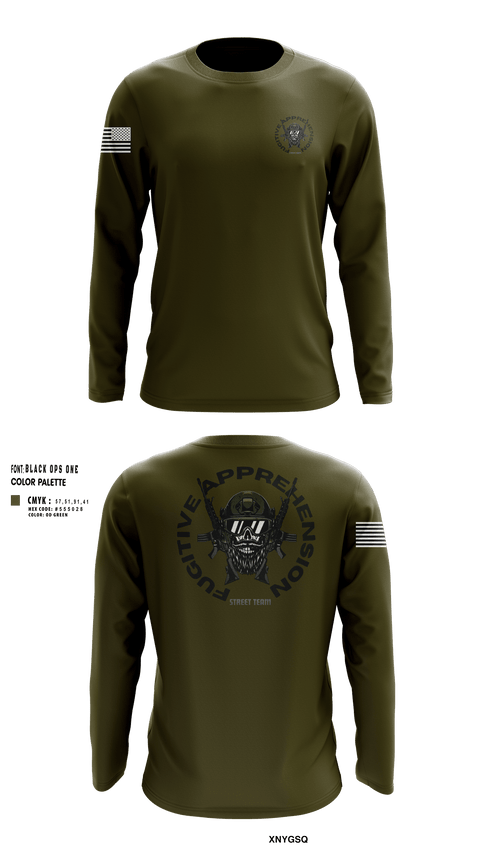 Long Sleeve Performance Shirt, Fugitive Apprehension Street TeamFugitive apprehension street team, Police, Teamtime, Team time, sublimation, custom sports apparel, team uniforms, spirit wear, spiritwear, sports uniforms, custom shirts, team store, custom team store, fundraiser sports, apparel fundraiser