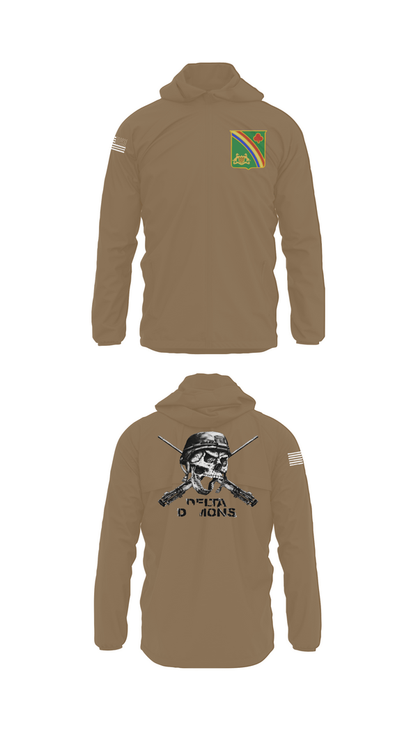 Windbreaker, 1st Battalion 69th Infantry Regiment, Army, Teamtime, Team time, sublimation, custom sports apparel, team uniforms, spirit wear, spiritwear, sports uniforms, custom shirts, team store, custom team store, fundraiser sports, apparel fundraiser