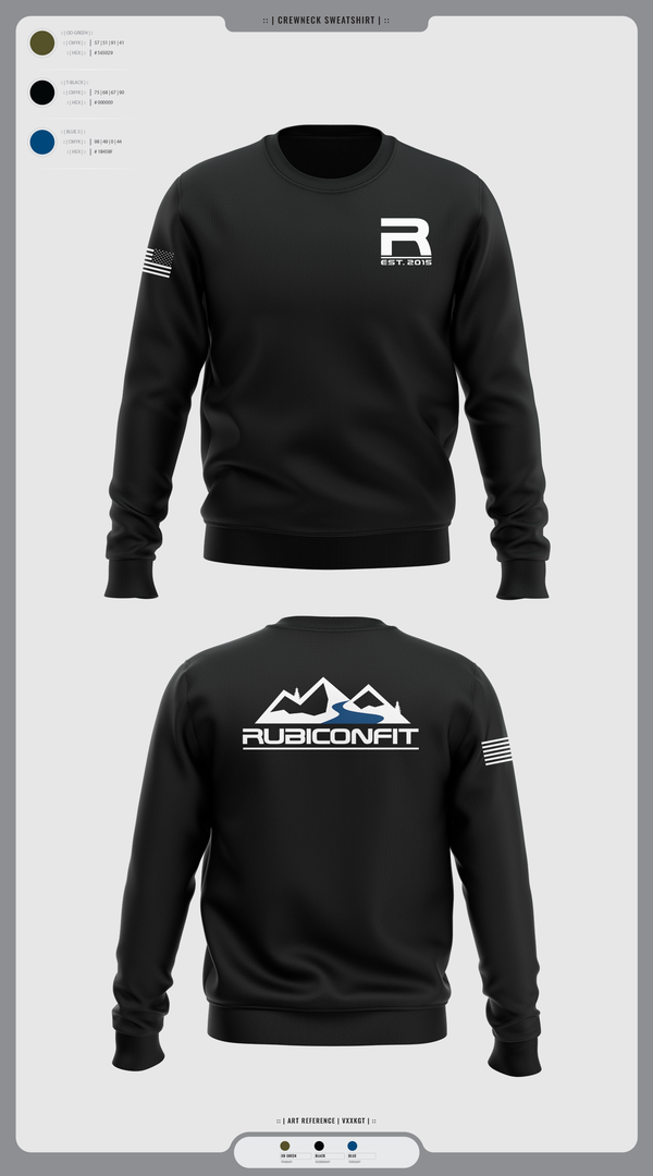 Crew Neck Sweatshirt, RubiconFit, , Teamtime, Team time, sublimation, custom sports apparel, team uniforms, spirit wear, spiritwear, sports uniforms, custom shirts, team store, custom team store, fundraiser sports, apparel fundraiser