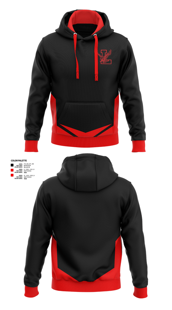 Hoodie, Lowville Academy High School Lacrosse, Men's Lacrosse, Teamtime, Team time, sublimation, custom sports apparel, team uniforms, spirit wear, spiritwear, sports uniforms, custom shirts, team store, custom team store, fundraiser sports, apparel fundraiser