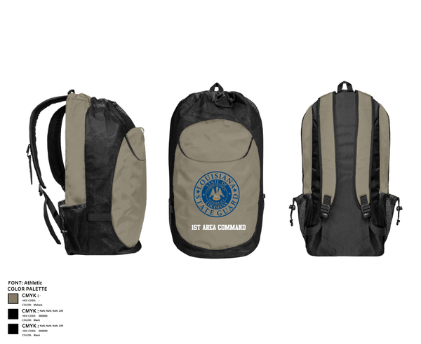 Gear Bag, 1st Area Command, , Teamtime, Team time, sublimation, custom sports apparel, team uniforms, spirit wear, spiritwear, sports uniforms, custom shirts, team store, custom team store, fundraiser sports, apparel fundraiser