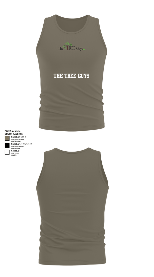 Tank Top, The tree guys, , Teamtime, Team time, sublimation, custom sports apparel, team uniforms, spirit wear, spiritwear, sports uniforms, custom shirts, team store, custom team store, fundraiser sports, apparel fundraiser