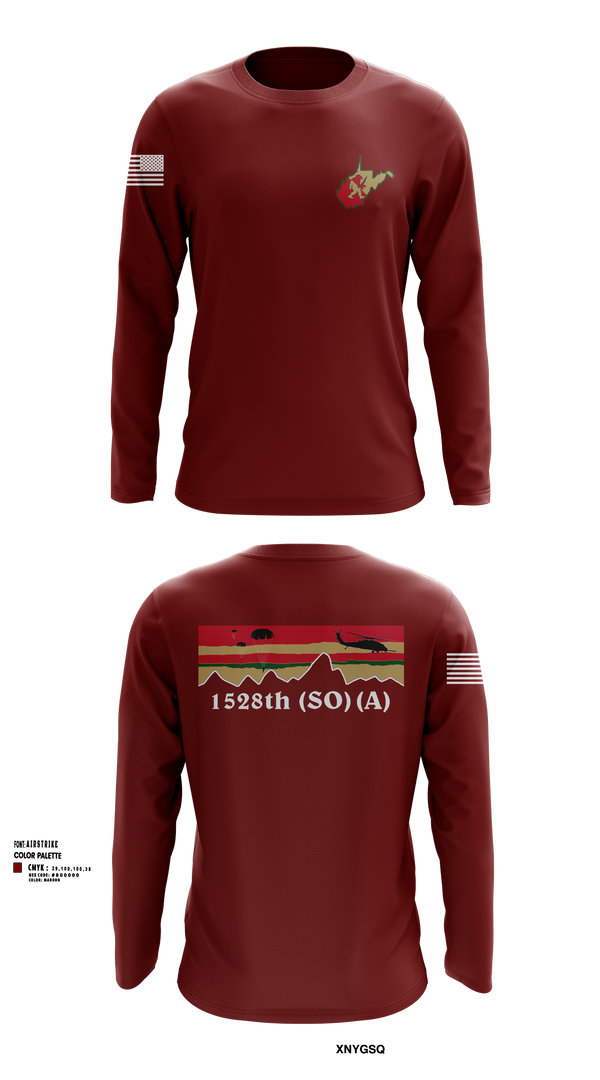 Long Sleeve Performance Shirt, 1528th FSC (SO) (A), , Teamtime, Team time, sublimation, custom sports apparel, team uniforms, spirit wear, spiritwear, sports uniforms, custom shirts, team store, custom team store, fundraiser sports, apparel fundraiser