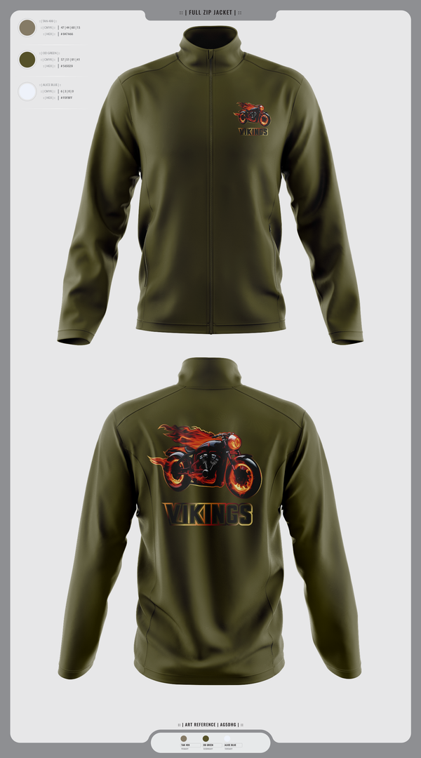Fleece Jacket, Vikings, , Teamtime, Team time, sublimation, custom sports apparel, team uniforms, spirit wear, spiritwear, sports uniforms, custom shirts, team store, custom team store, fundraiser sports, apparel fundraiser