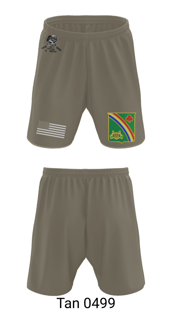Athletic Shorts With Pockets, 1st Battalion 69th Infantry Regiment, Army, Teamtime, Team time, sublimation, custom sports apparel, team uniforms, spirit wear, spiritwear, sports uniforms, custom shirts, team store, custom team store, fundraiser sports, apparel fundraiser