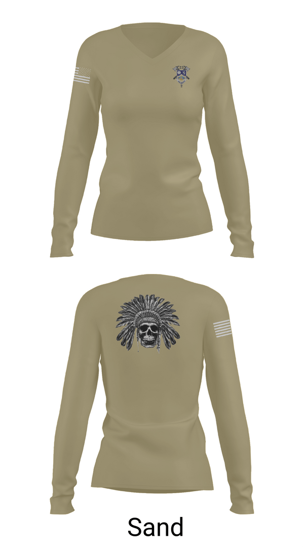 Womens Long Sleeve Vneck Shirt, 2-23IN CRAZYHORSE CO., , Teamtime, Team time, sublimation, custom sports apparel, team uniforms, spirit wear, spiritwear, sports uniforms, custom shirts, team store, custom team store, fundraiser sports, apparel fundraiser