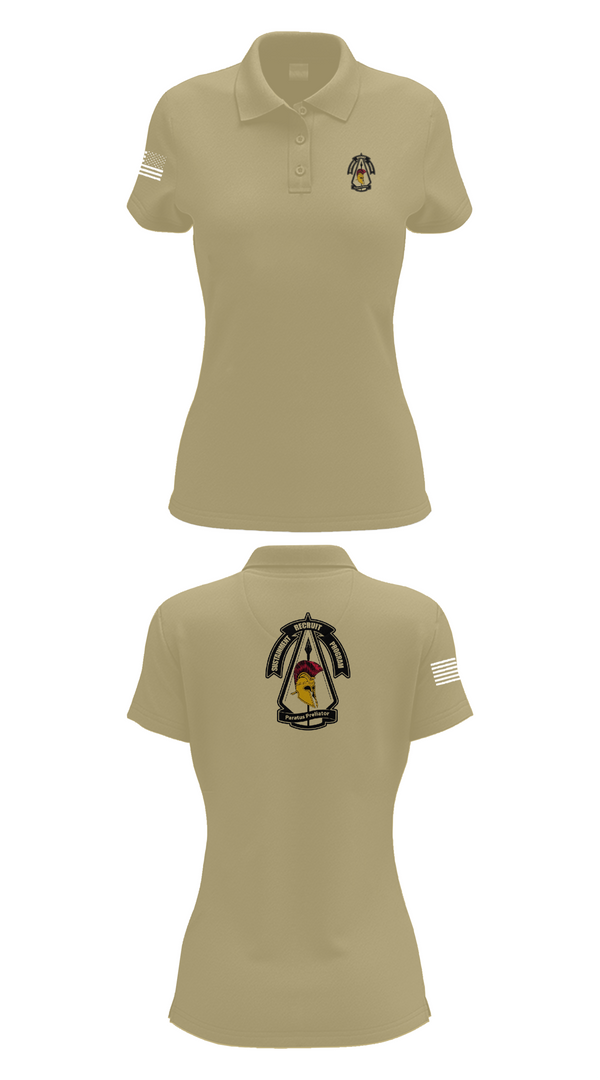 Womens Short Sleeve Performance Polo, Detachment 9, , Teamtime, Team time, sublimation, custom sports apparel, team uniforms, spirit wear, spiritwear, sports uniforms, custom shirts, team store, custom team store, fundraiser sports, apparel fundraiser