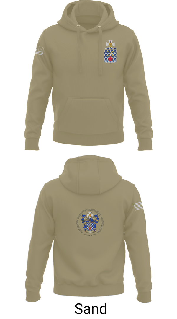 Hoodie, 1st Battalion, 16th Infantry Regiment, , Teamtime, Team time, sublimation, custom sports apparel, team uniforms, spirit wear, spiritwear, sports uniforms, custom shirts, team store, custom team store, fundraiser sports, apparel fundraiser
