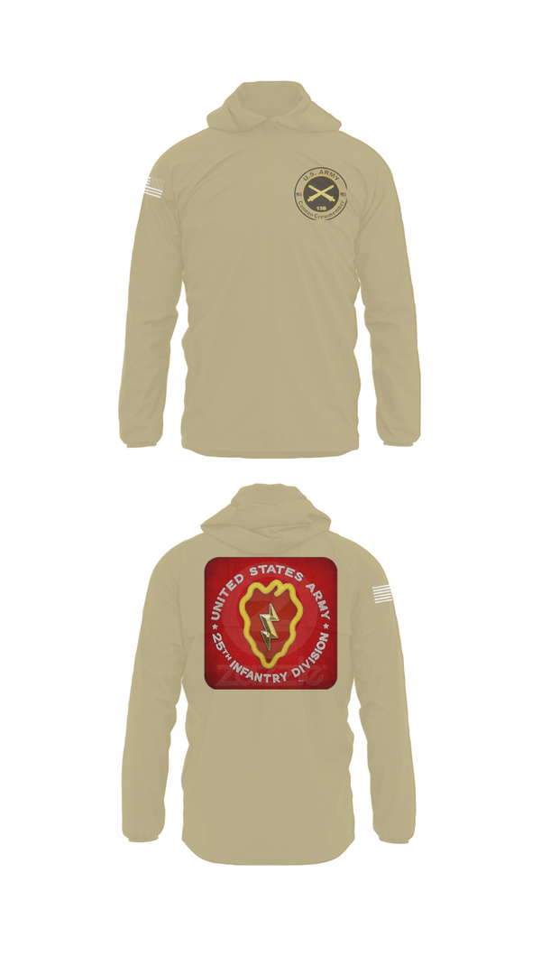 Windbreaker, 25th infantry division C-Btry 1/8 FA, , Teamtime, Team time, sublimation, custom sports apparel, team uniforms, spirit wear, spiritwear, sports uniforms, custom shirts, team store, custom team store, fundraiser sports, apparel fundraiser