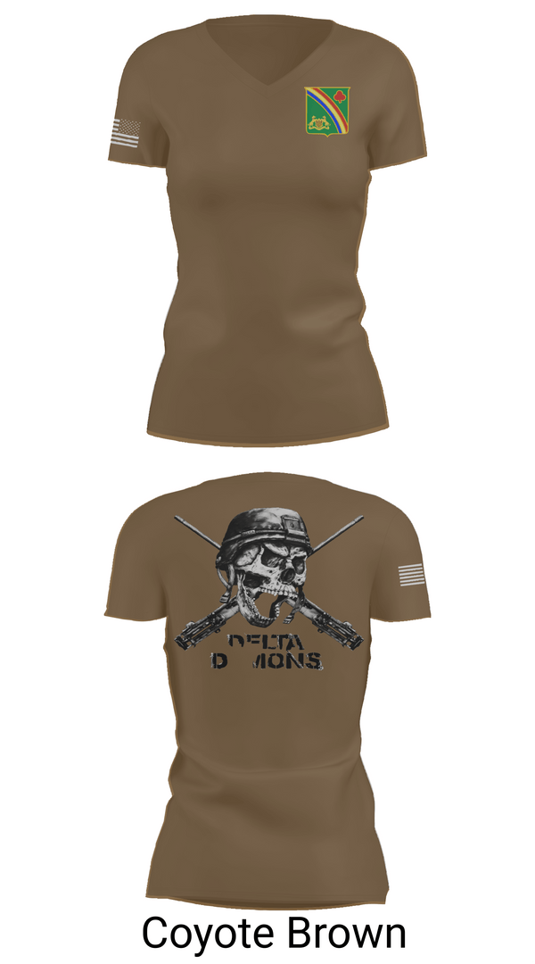 Womens Short Sleeve Vneck Shirt, 1st Battalion 69th Infantry Regiment, Army, Teamtime, Team time, sublimation, custom sports apparel, team uniforms, spirit wear, spiritwear, sports uniforms, custom shirts, team store, custom team store, fundraiser sports, apparel fundraiser