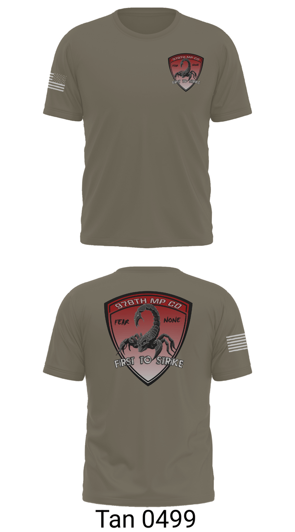 Short Sleeve Performance Shirt, 978th Military Police Company, , Teamtime, Team time, sublimation, custom sports apparel, team uniforms, spirit wear, spiritwear, sports uniforms, custom shirts, team store, custom team store, fundraiser sports, apparel fundraiser