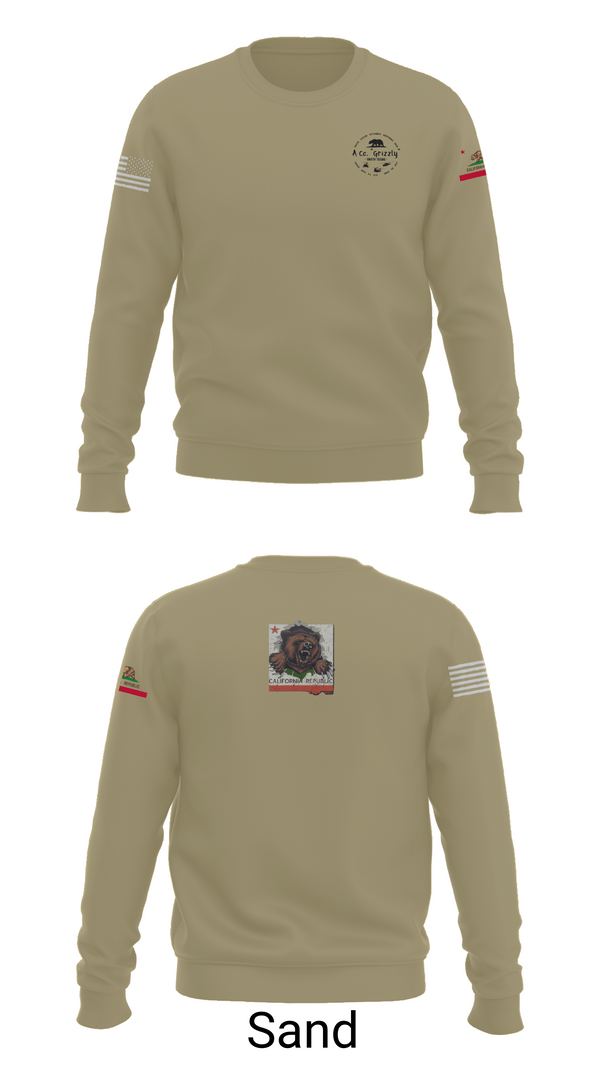 Crew Neck Sweatshirt, 1106th TASMG, , Teamtime, Team time, sublimation, custom sports apparel, team uniforms, spirit wear, spiritwear, sports uniforms, custom shirts, team store, custom team store, fundraiser sports, apparel fundraiser