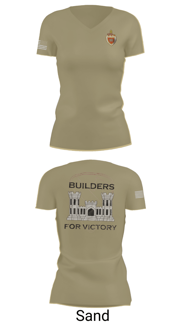 Womens Short Sleeve Vneck Shirt, 3 EN BN, , Teamtime, Team time, sublimation, custom sports apparel, team uniforms, spirit wear, spiritwear, sports uniforms, custom shirts, team store, custom team store, fundraiser sports, apparel fundraiser