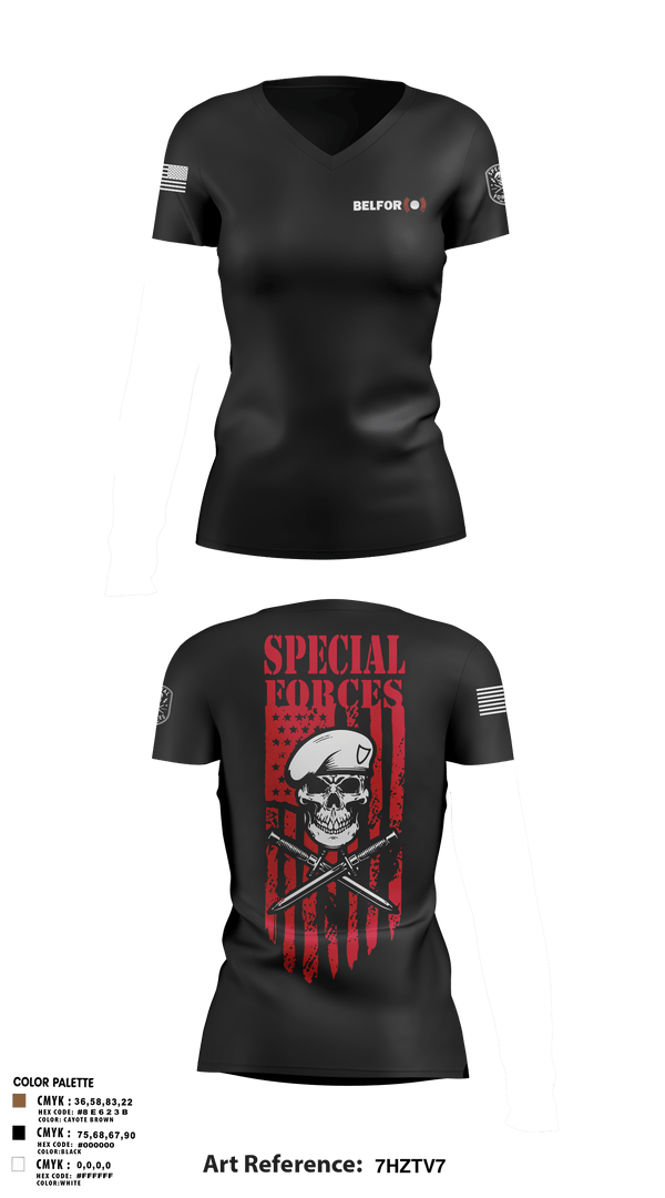 Womens Short Sleeve Vneck Shirt, Belfor, , Teamtime, Team time, sublimation, custom sports apparel, team uniforms, spirit wear, spiritwear, sports uniforms, custom shirts, team store, custom team store, fundraiser sports, apparel fundraiser