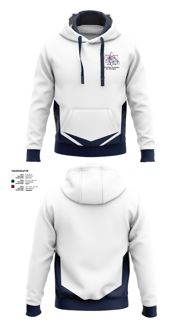 Hoodie, Syracuse Academy of Science Track and Field, Track & Field, Teamtime, Team time, sublimation, custom sports apparel, team uniforms, spirit wear, spiritwear, sports uniforms, custom shirts, team store, custom team store, fundraiser sports, apparel fundraiser