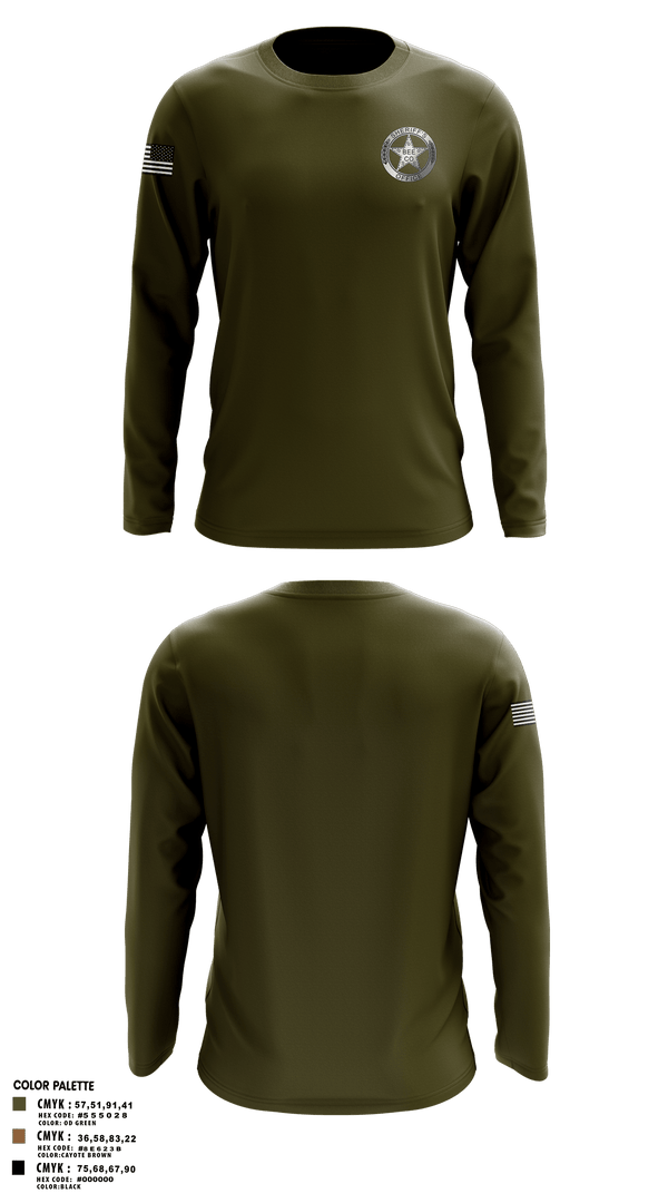 Long Sleeve Performance Shirt, Sheriff, , Teamtime, Team time, sublimation, custom sports apparel, team uniforms, spirit wear, spiritwear, sports uniforms, custom shirts, team store, custom team store, fundraiser sports, apparel fundraiser