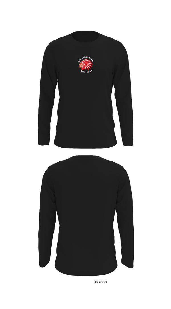 Long Sleeve Performance Shirt, Social Circle Middle School Softball, Softball, Teamtime, Team time, sublimation, custom sports apparel, team uniforms, spirit wear, spiritwear, sports uniforms, custom shirts, team store, custom team store, fundraiser sports, apparel fundraiser