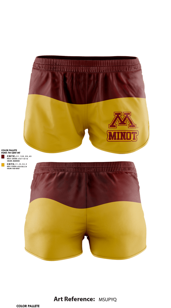 Womens Shorts, Minot High Majettes Track & Field, Track & Field, Teamtime, Team time, sublimation, custom sports apparel, team uniforms, spirit wear, spiritwear, sports uniforms, custom shirts, team store, custom team store, fundraiser sports, apparel fundraiser