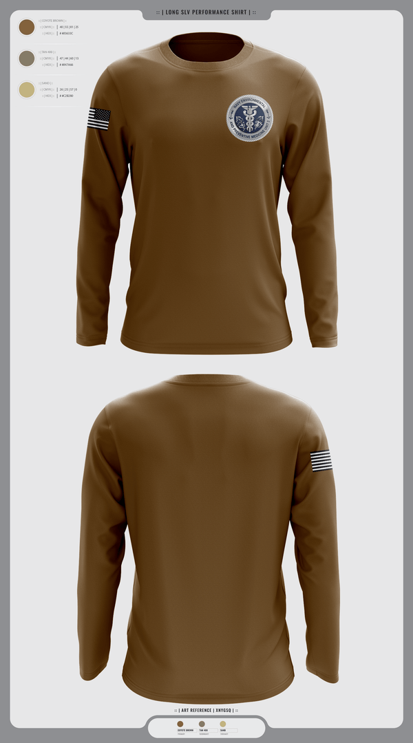 Long Sleeve Performance Shirt, PREVENTATIVE MEDICINE, , Teamtime, Team time, sublimation, custom sports apparel, team uniforms, spirit wear, spiritwear, sports uniforms, custom shirts, team store, custom team store, fundraiser sports, apparel fundraiser