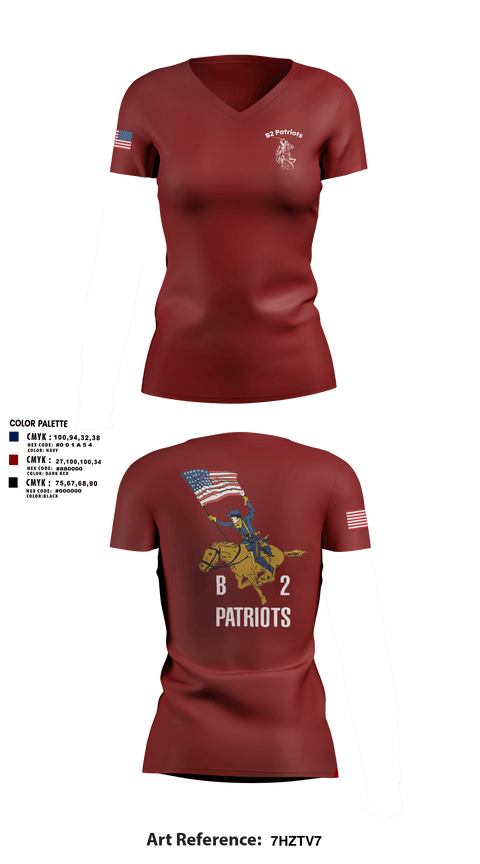 Womens Short Sleeve Vneck Shirt, B2 Patriots sports, Army, Teamtime, Team time, sublimation, custom sports apparel, team uniforms, spirit wear, spiritwear, sports uniforms, custom shirts, team store, custom team store, fundraiser sports, apparel fundraiser