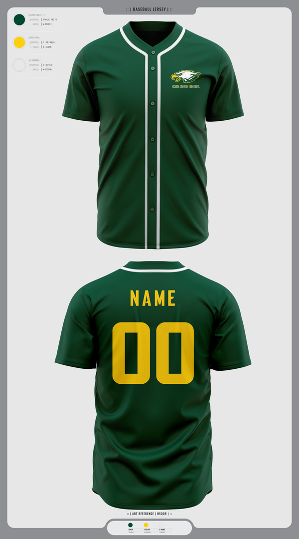 Full Button Baseball Jersey, Omaha Eagles Baseball, Baseball, Teamtime, Team time, sublimation, custom sports apparel, team uniforms, spirit wear, spiritwear, sports uniforms, custom shirts, team store, custom team store, fundraiser sports, apparel fundraiser